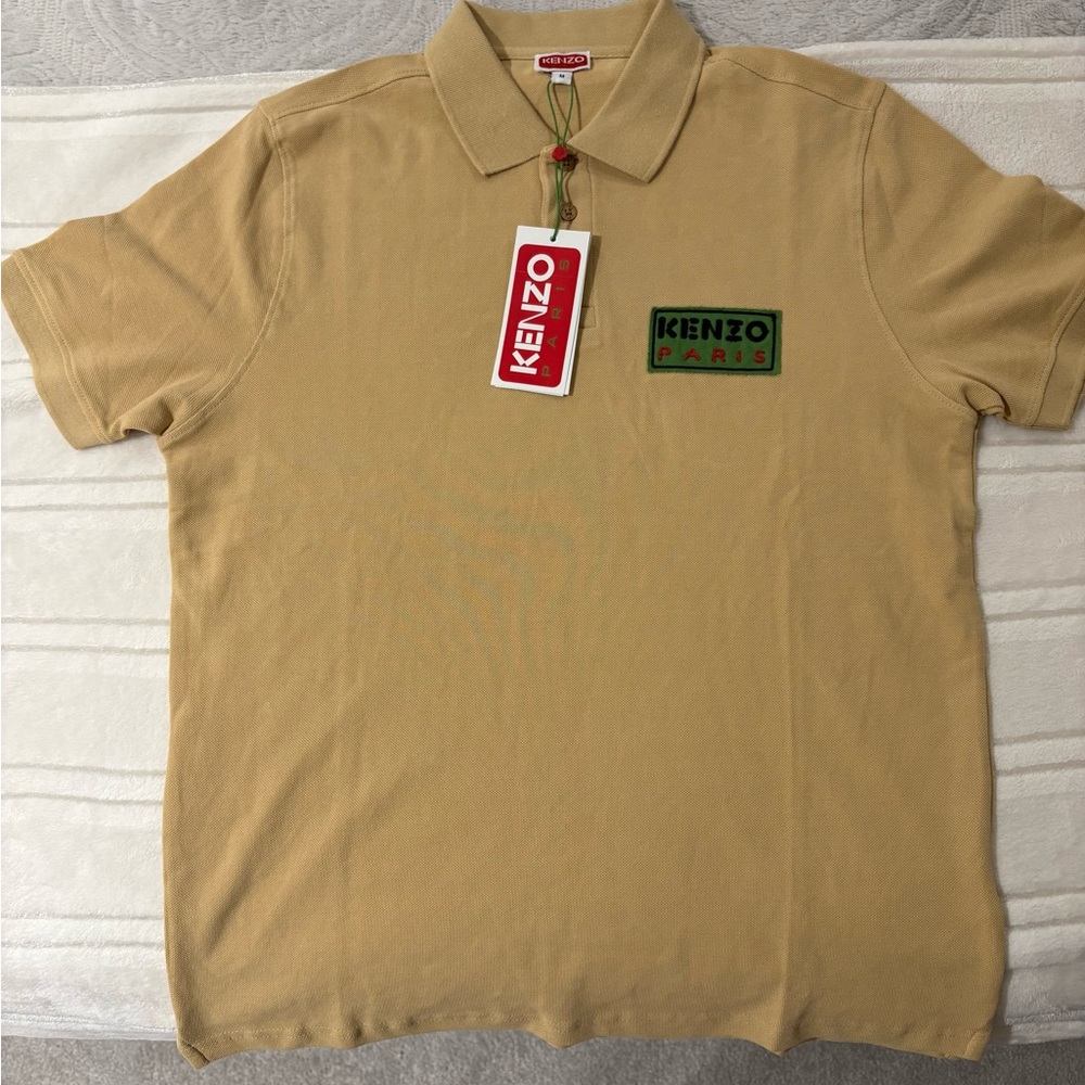 Kenzo Paris Men's Paris Classic Polo Shirt in Beige